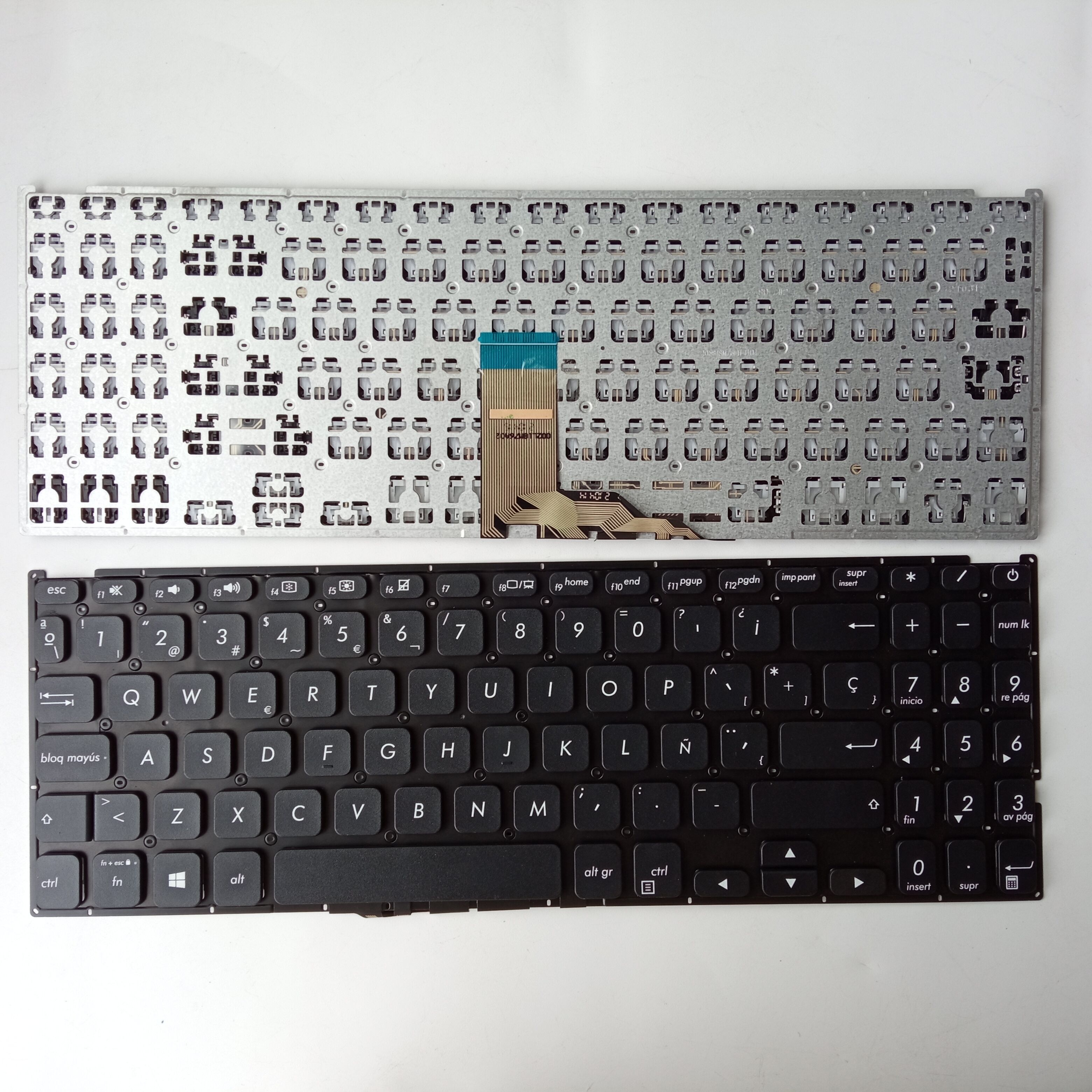 Picture of New Replacement Laptop Keyboard For ASUS X512 small carriage return BLACK (OEM) SP Layout